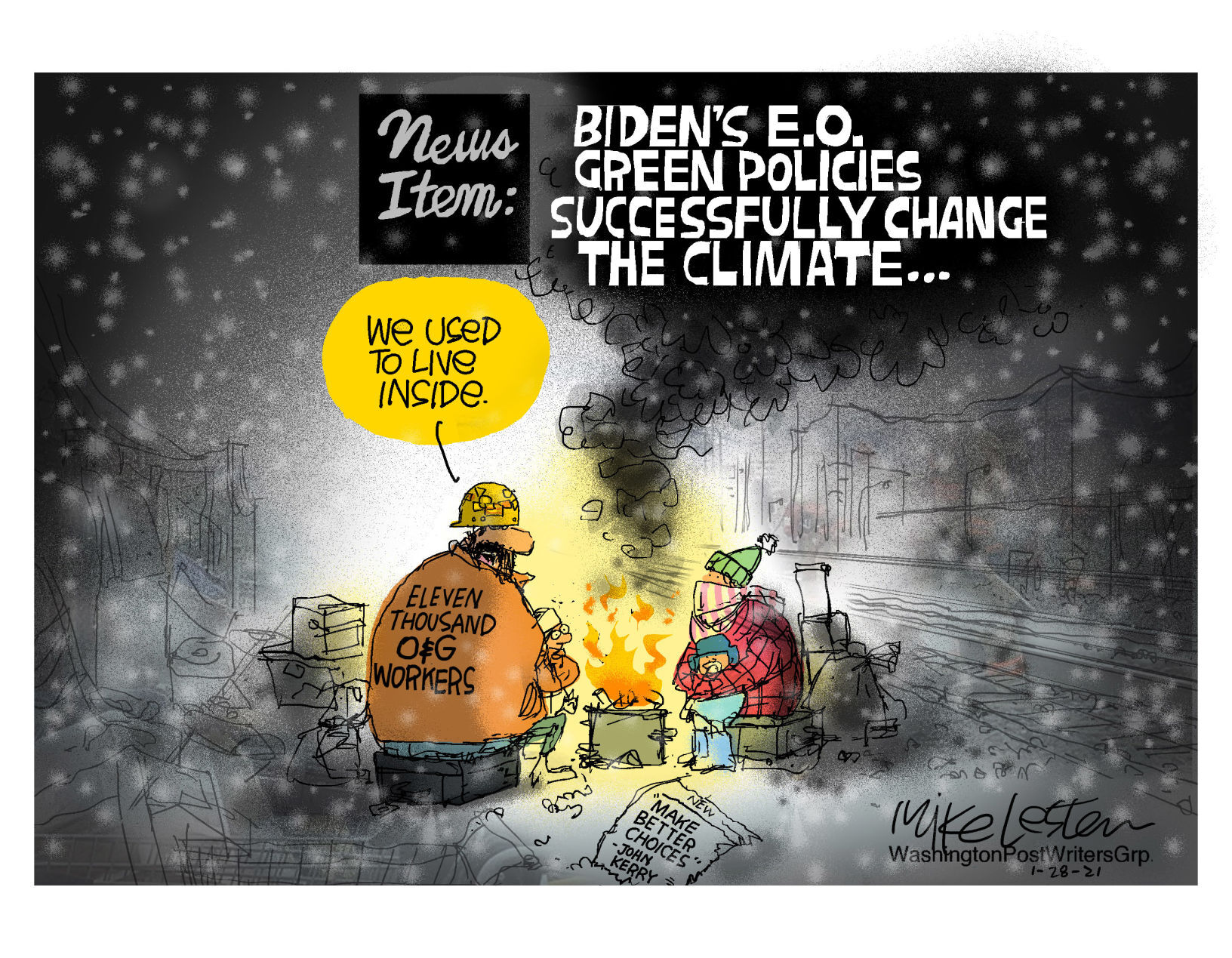 Mike Lester cartoon